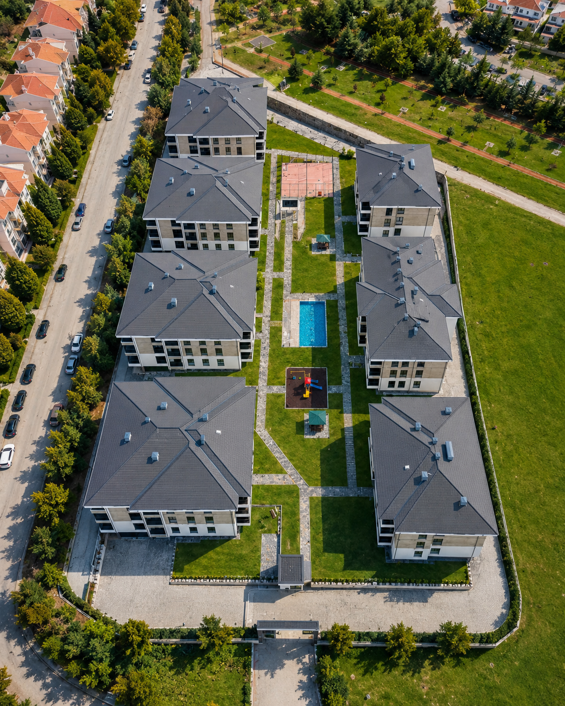 Nefess Park Eskişehir havadan genel görünüm