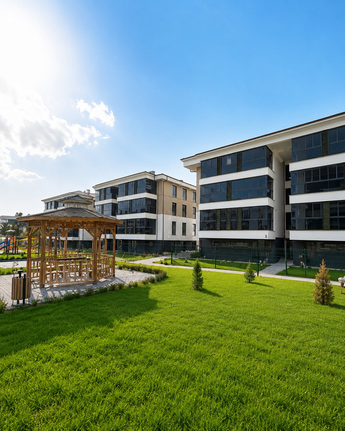 Nefess Park kuş bakışı proje görünümü